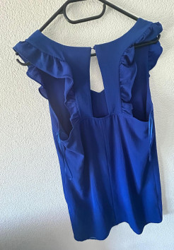 Kurzes königsblaues Kleid