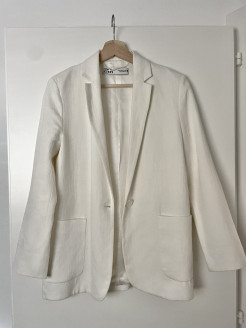 Blazer Zara weiß