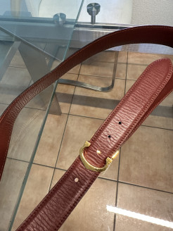 Cartier burgundy belt, length 100cm