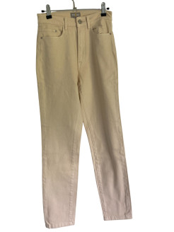 Schmale Hose beige