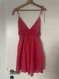 Kurzes Kleid rosa