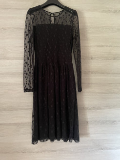 Mid-length lace dress