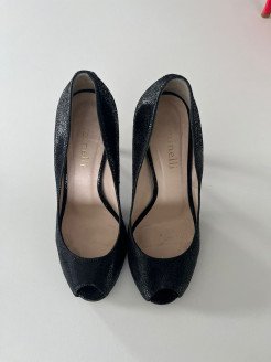 Black tortoiseshell pumps S36