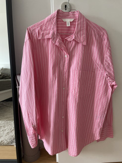 Pink striped shirt H&M