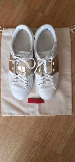Valentino white trainers
