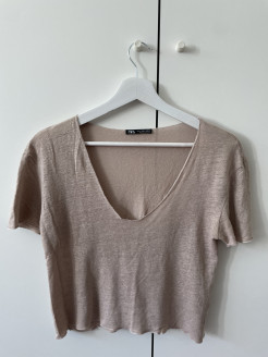 zara crop top