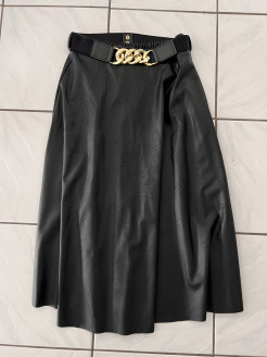 Leatherette skirt