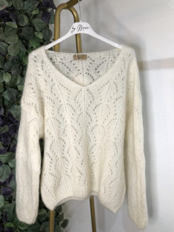 Wool and mohair jumper