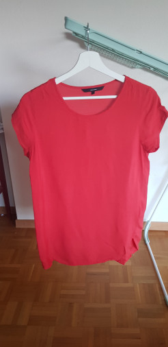 T-shirt/blouse rouge