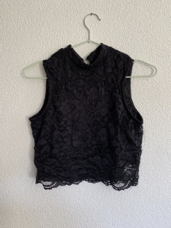 Lined lace top