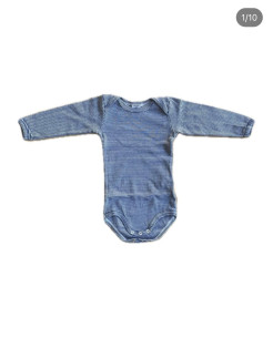 PETIT BATEAU | 10er-Pack Langarm-Bodies | Multicolor | Größe 12 Monate