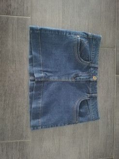 Mini jupe en jeans