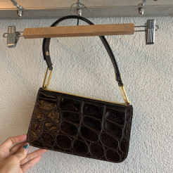 Vintage-Handtasche aus Krokoleder