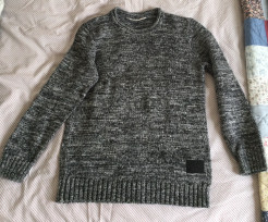 Mittellanger Pullover aus Baumwolle