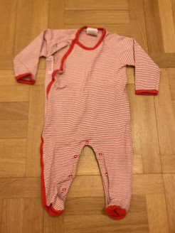 6-month-old maggot red pyjamas