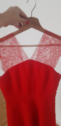 The Kooples red lace dress