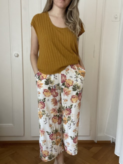 Mango mid-rise trousers