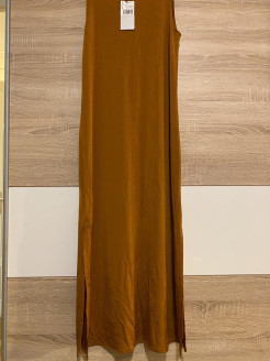 Brown maxi dress, new, from Mango size S