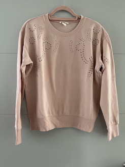 Openwork sweatshirt