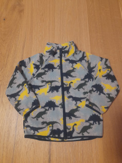 Dinosaur fleece jacket