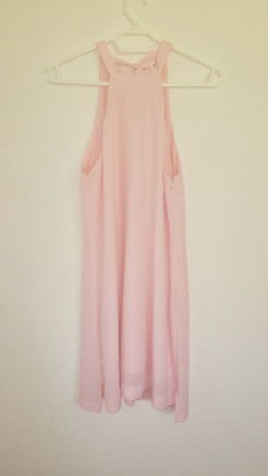 Robe rose poudre Mango