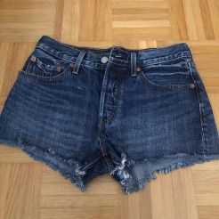 Levis 501 jeans shorts, xs