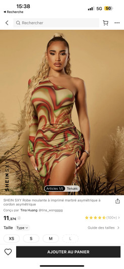 Shein Body-Conscious Dress size : L