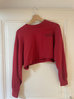 roter Pullover
