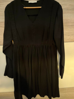 Black mid-length dress