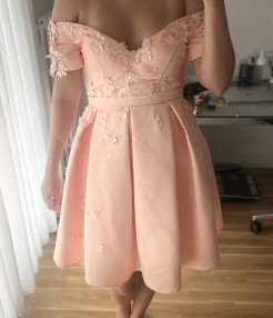 Robe de soirée satin