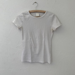 Simple white T-shirt