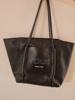 Sac en cuire noir Tous