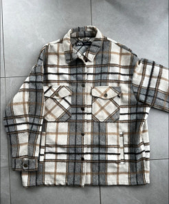 Zara plaid overshirt