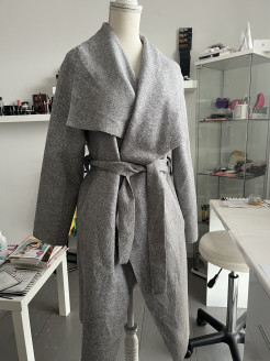 Manteau chic gris