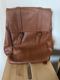Brown rucksack