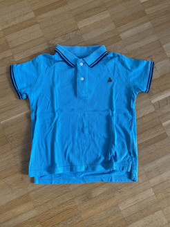 Turquoise polo shirt