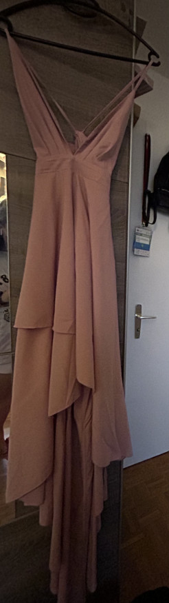 Pink long dress