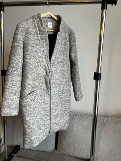 Women's Grey Coat - Lady Blush - Size 40