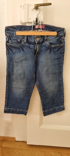 Denim Bermuda shorts