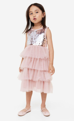 Sequin tulle dress