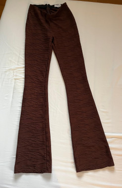 Flare skinny trousers