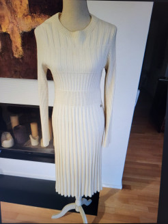 Magnificent Chanel wool dress - 38