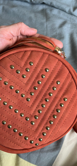 Small terracotta bag