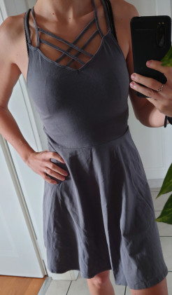 Grey summer dress