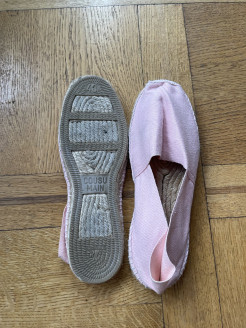 Espadrilles rose clair