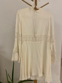 Cream dress for women