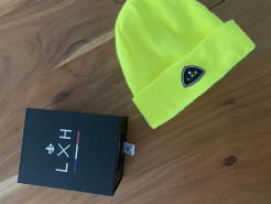 Fluorescent yellow hat lxh