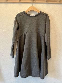 Grey midi-length dress - size 128