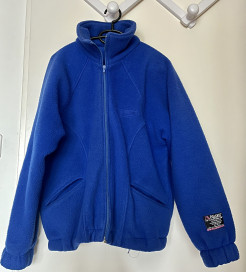 Blue fleece jacket