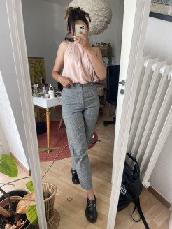 Pantalon à carreaux Brandy Melville